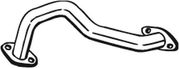 Tuyau d'échappement KLOKKERHOLM 750-051