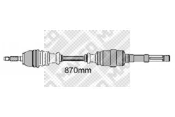 Arbre de transmission MAPCO 16317