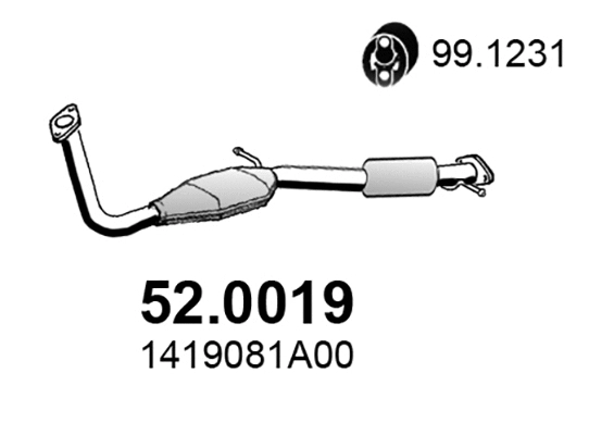 Catalyseur ASSO 52.0019