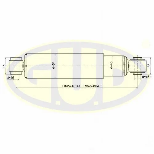 Amortisseur G.U.D. GSA777016