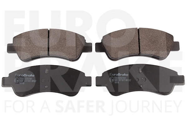 Kit de plaquettes de frein, frein à disque EUROBRAKE 5502223741
