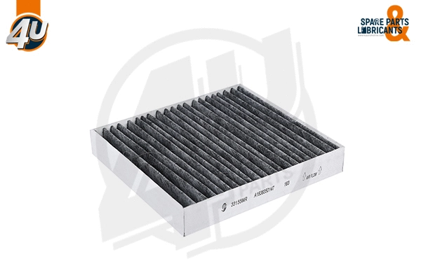 Filtre, air de l'habitacle 4U Autoparts 33155MR