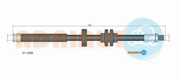 Flexible de frein ADRIAUTO 01.1258