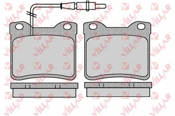 Kit de plaquettes de frein, frein à disque VILLAR 626.1134