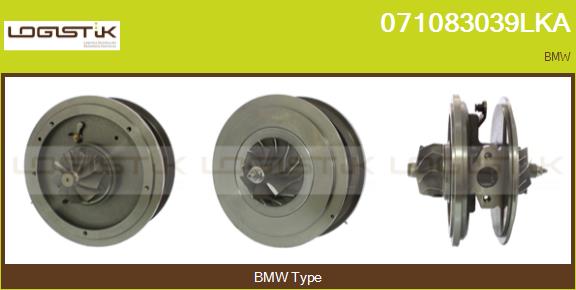 Groupe carter, turbocompresseur LGK 071083039LKA