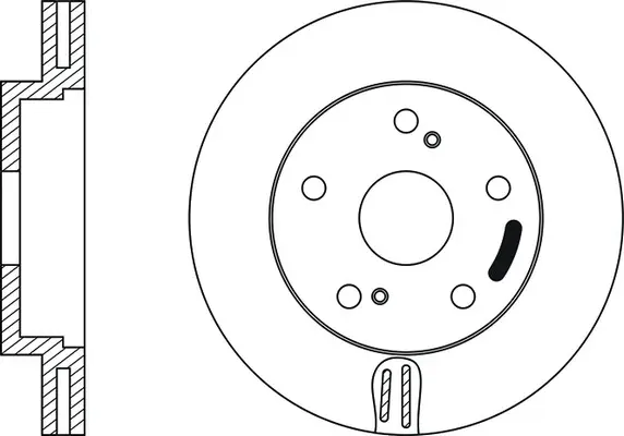 Disque de frein FIT FR0168V