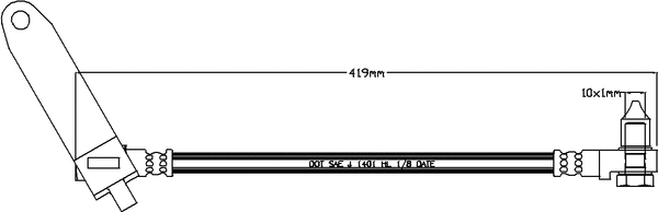 Flexible de frein JURATEK JBH1137R