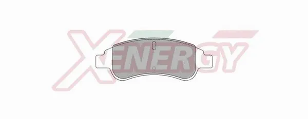 Kit de plaquettes de frein, frein à disque AP XENERGY X40782