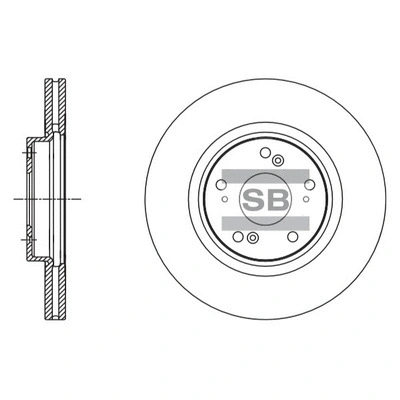 Disque de frein Hi-Q SD4112