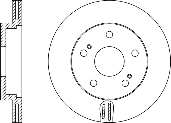 Disque de frein FIT FR0146V