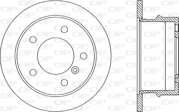 Disque de frein OPEN PARTS BDA1784.10