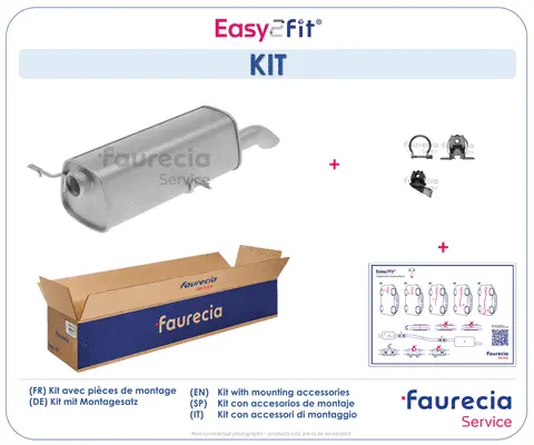 Silencieux arrière Faurecia FS45422
