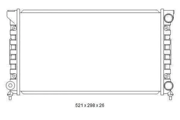 Radiateur, refroidissement du moteur ORDONEZ 2065119