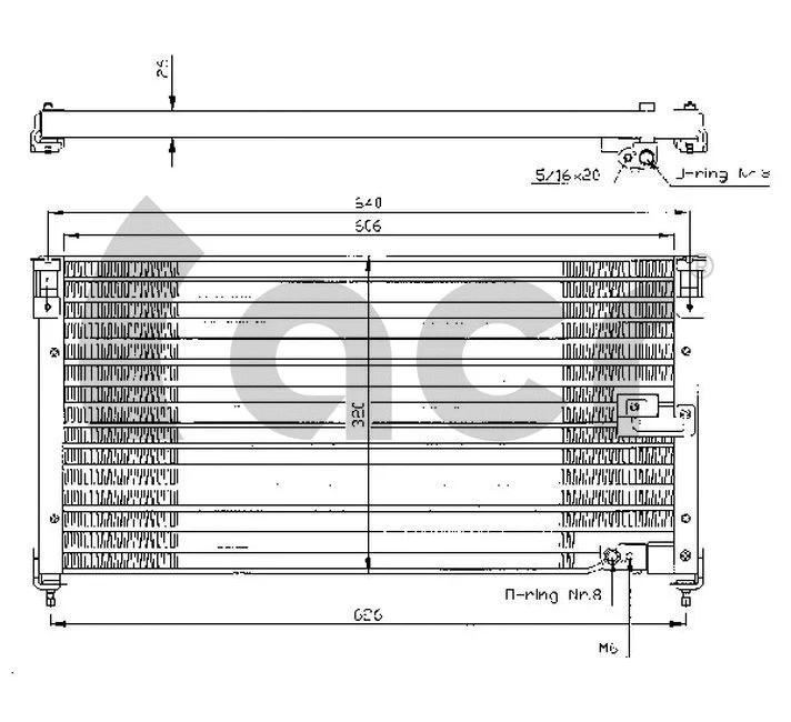 Condenseur, climatisation ACR 300321