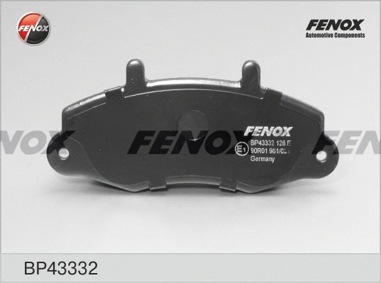 Kit de plaquettes de frein, frein à disque FENOX BP43332