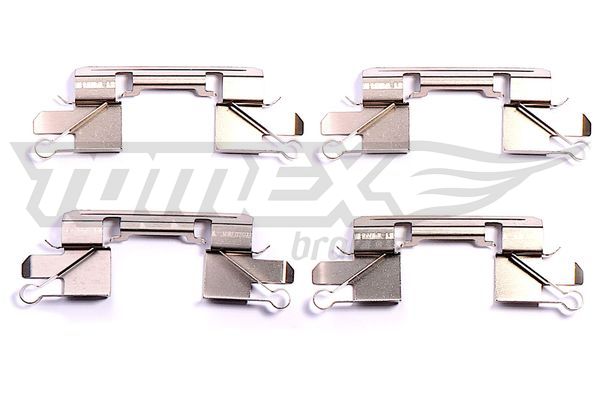Kit d'accessoires, plaquette de frein à disque TOMEX Brakes TX 43-91