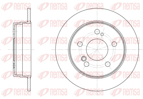 Disque de frein REMSA 6194.00