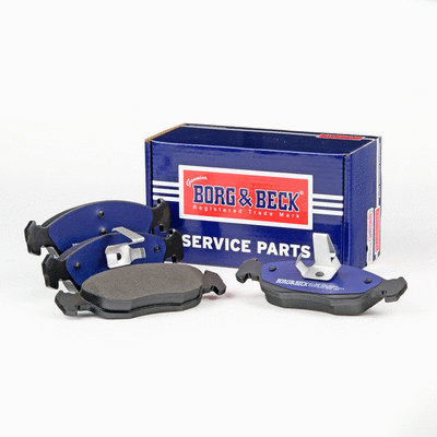 Kit de plaquettes de frein, frein à disque BORG & BECK BBP1505