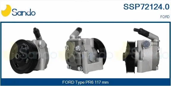 Pompe hydraulique, direction SANDO SSP72124.0