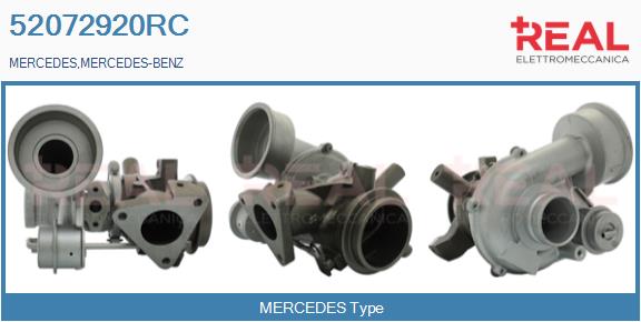 Turbocompresseur, suralimentation REAL 52072920RC