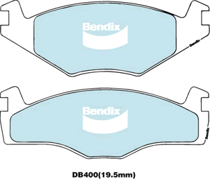 Kit de plaquettes de frein, frein à disque BENDIX-SEA DB400 GCT