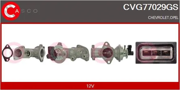 Vanne EGR CASCO CVG77029GS