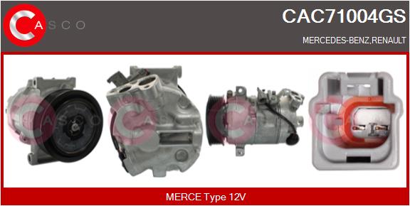 Compresseur, climatisation CASCO CAC71004GS