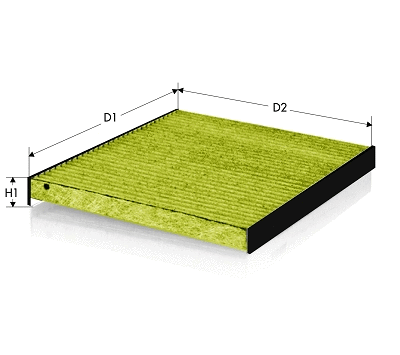 Filtre, air de l'habitacle TECNECO FILTERS CKA9466