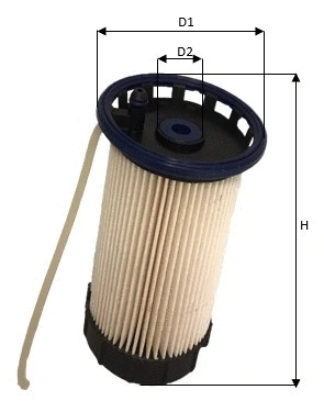 Filtre à carburant CLEAN FILTERS MG3621