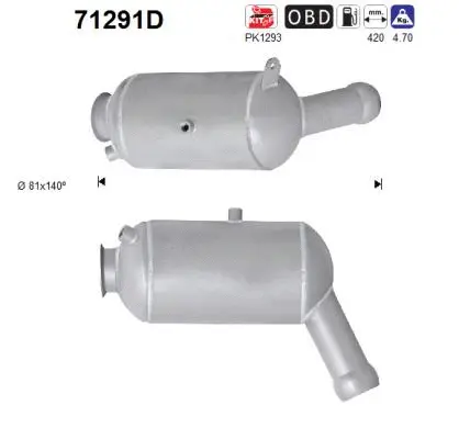 Catalyseur AS 71291D