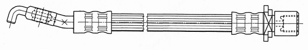 Flexible de frein CEF 512121