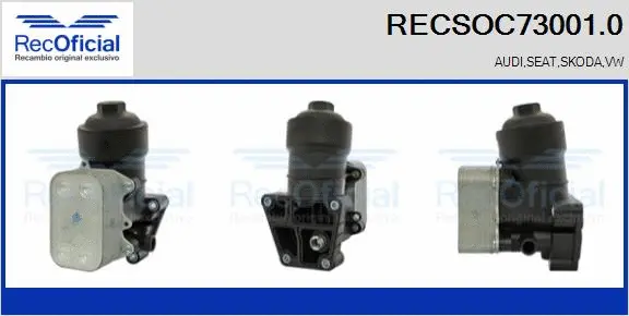 Radiateur d'huile RECOFICIAL RECSOC73001.0