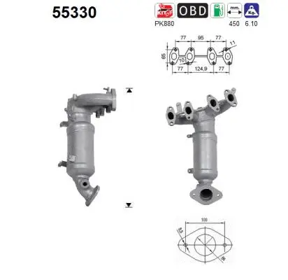 Catalyseur AS 55330