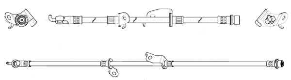 Flexible de frein CEF 514567
