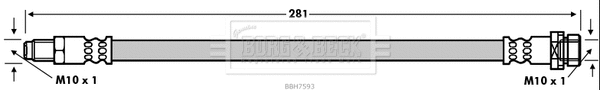 Flexible de frein BORG & BECK BBH7593