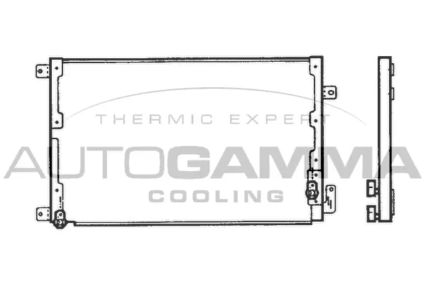 Condenseur, climatisation AUTOGAMMA 101821