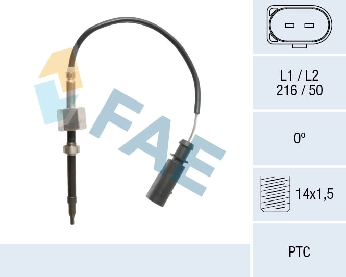 Capteur, température des gaz FAE 68105