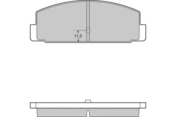 Kit de plaquettes de frein, frein à disque E.T.F. 12-0954