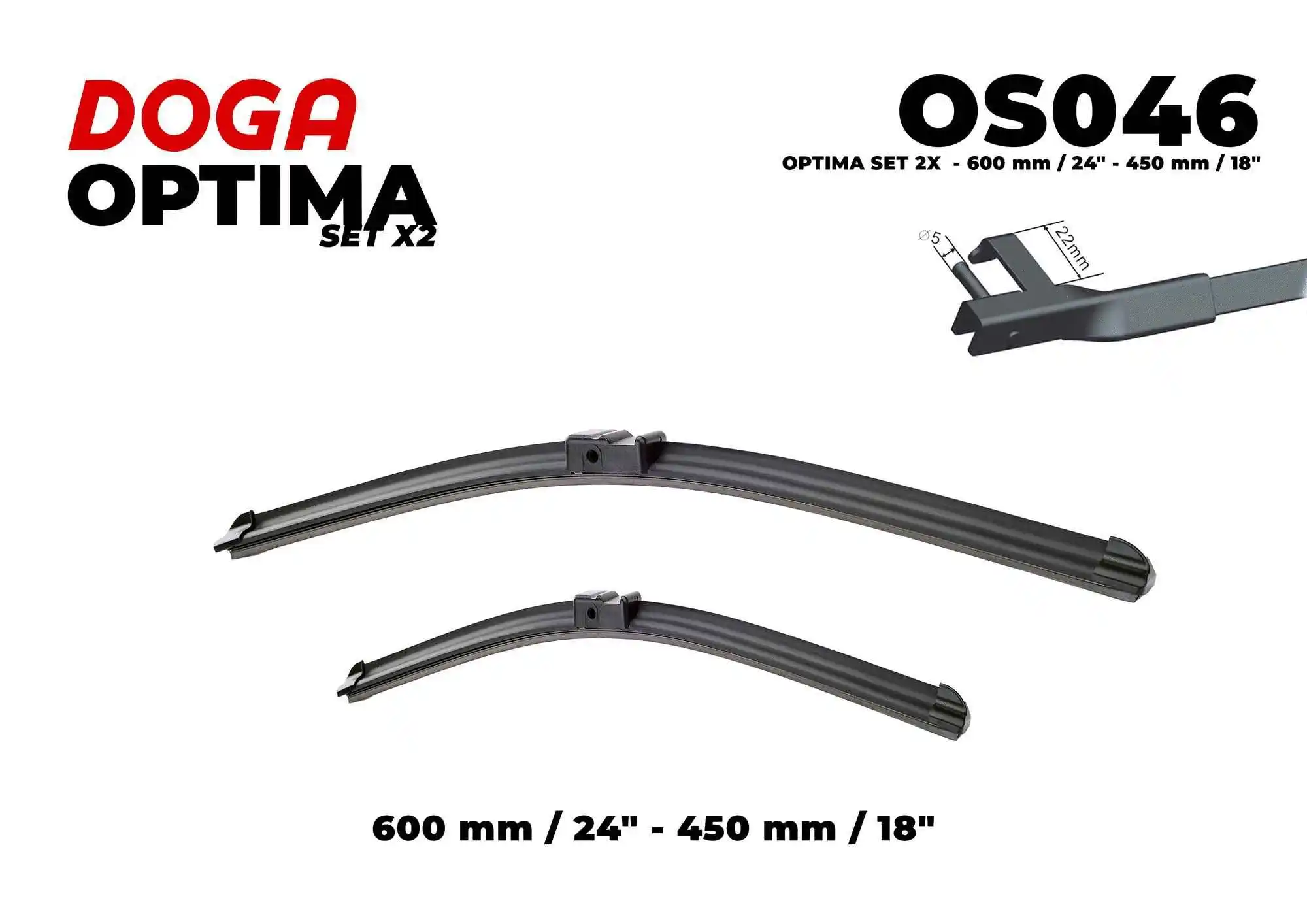 Balai d'essuie-glace DOGA OS046