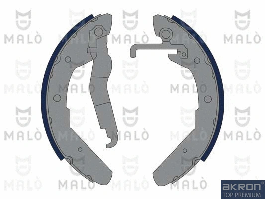 Jeu de mâchoires de frein AKRON-MALÒ 1390298