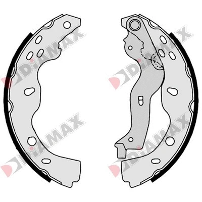 Jeu de mâchoires de frein DIAMAX N01352