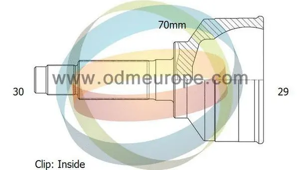 Jeu de joints, arbre de transmission 4X4 ESTANFI EST-12-090287