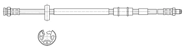 Flexible de frein CEF 512432