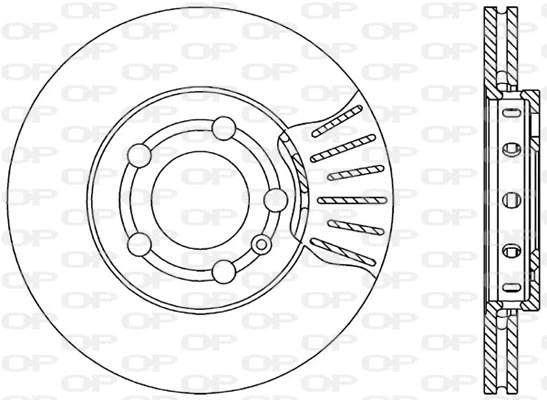 Disque de frein OPEN PARTS BDR1730.20
