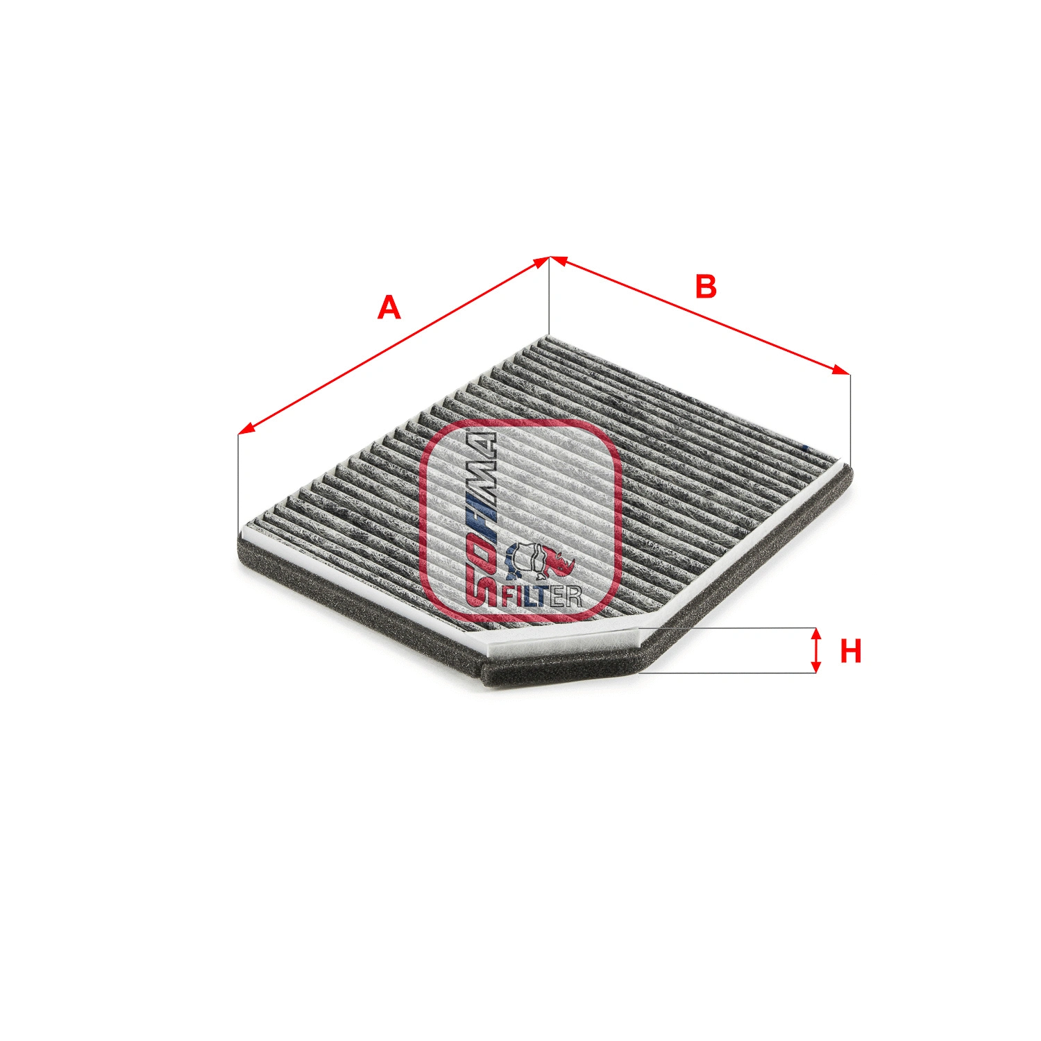 Filtre, air de l'habitacle SOFIMA S 4280 CA