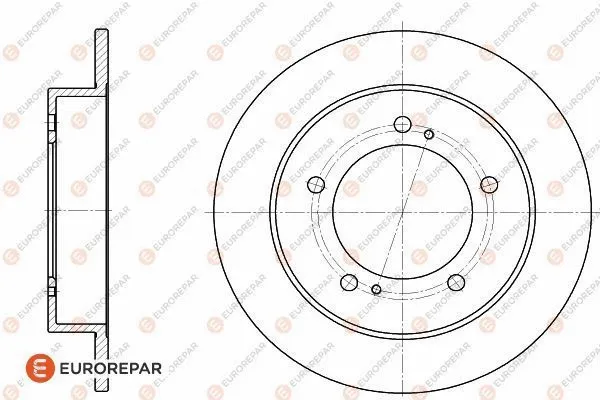 Disque de frein EUROREPAR 1618870680