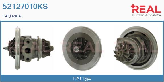 Groupe carter, turbocompresseur REAL 52127010KS