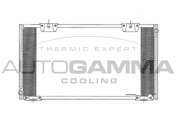 Condenseur, climatisation AUTOGAMMA 102799