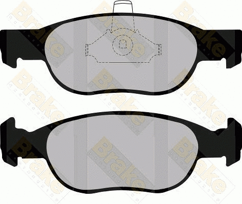 Kit de plaquettes de frein, frein à disque Brake ENGINEERING PA1161