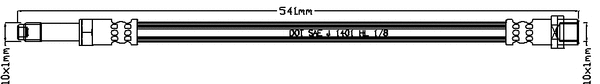 Flexible de frein JURATEK JBH1165